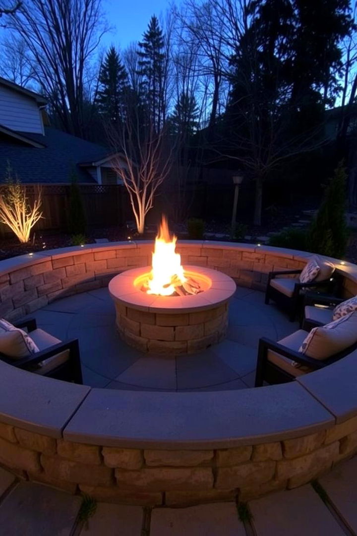 Cozy Fire Pit Gathering Area - 22 Front Yard Patio Ideas