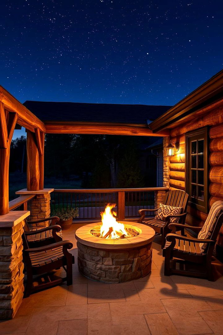Cozy Fire Pit Nook - 22 Rustic Porch Ideas