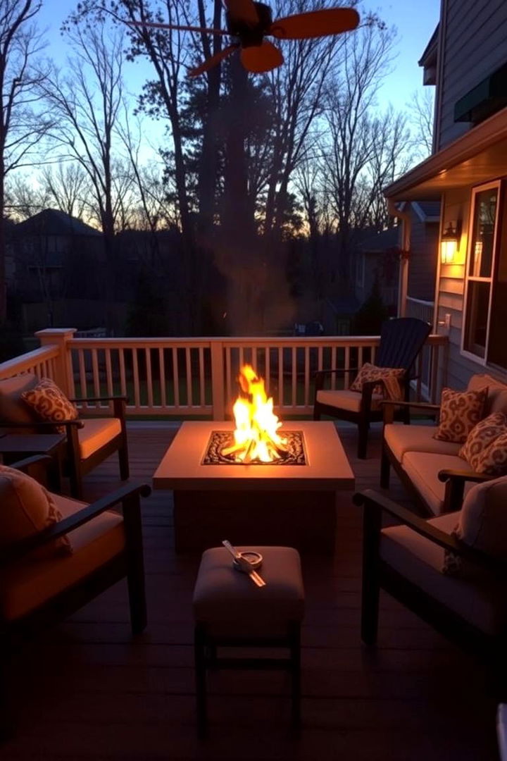 Cozy Fire Pit Seating Area - 22 Southern Front Porch Ideas