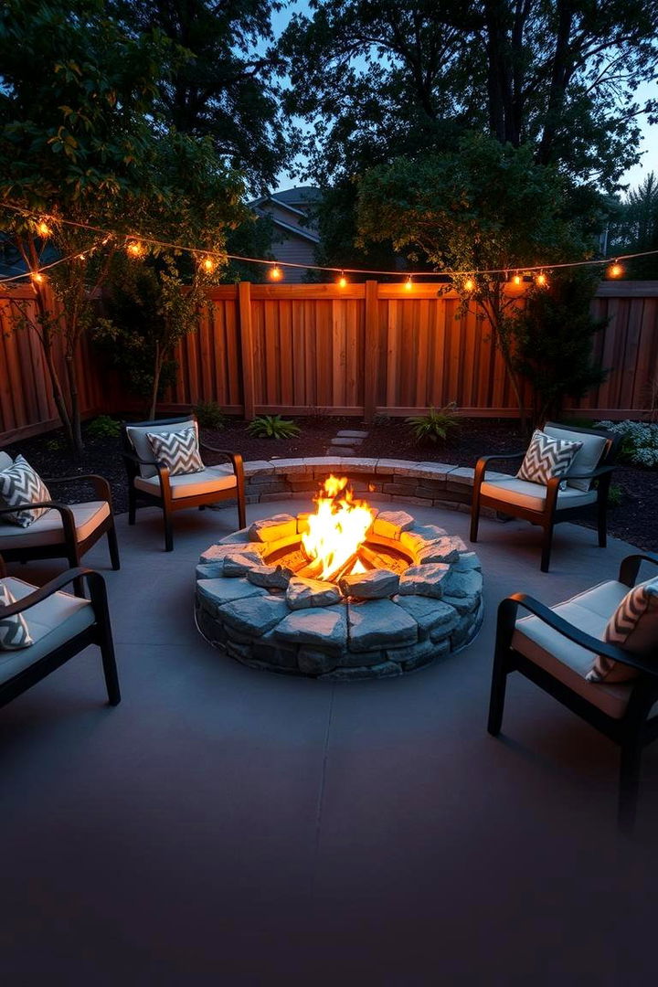 Cozy Fire Pit Spaces - 22 Small Backyard Landscaping Ideas