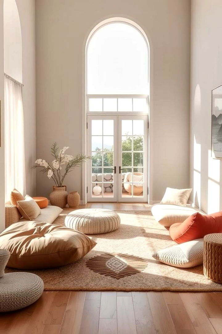 Cozy Floor Seating - 22 Boho Nursery Ideas