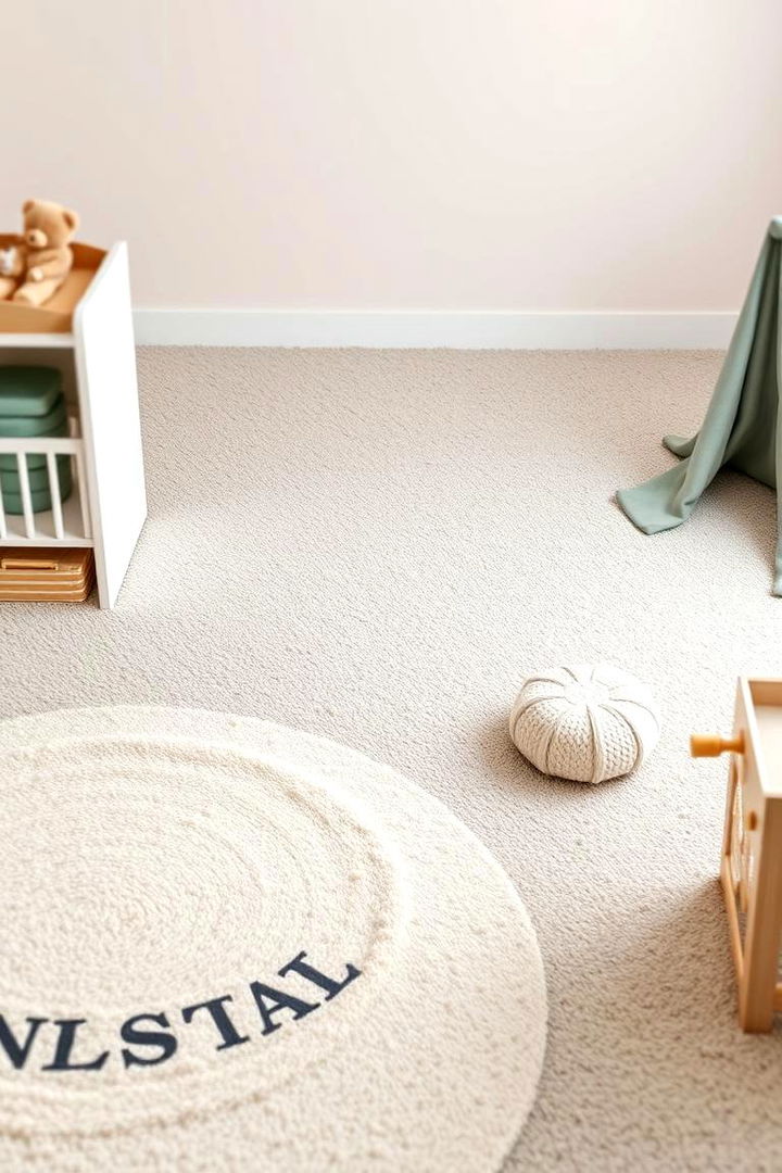 Cozy Flooring Options - 22 Small Nursery Ideas