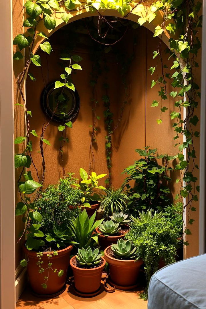 Cozy Garden Nook - 22 Indoor Garden Ideas