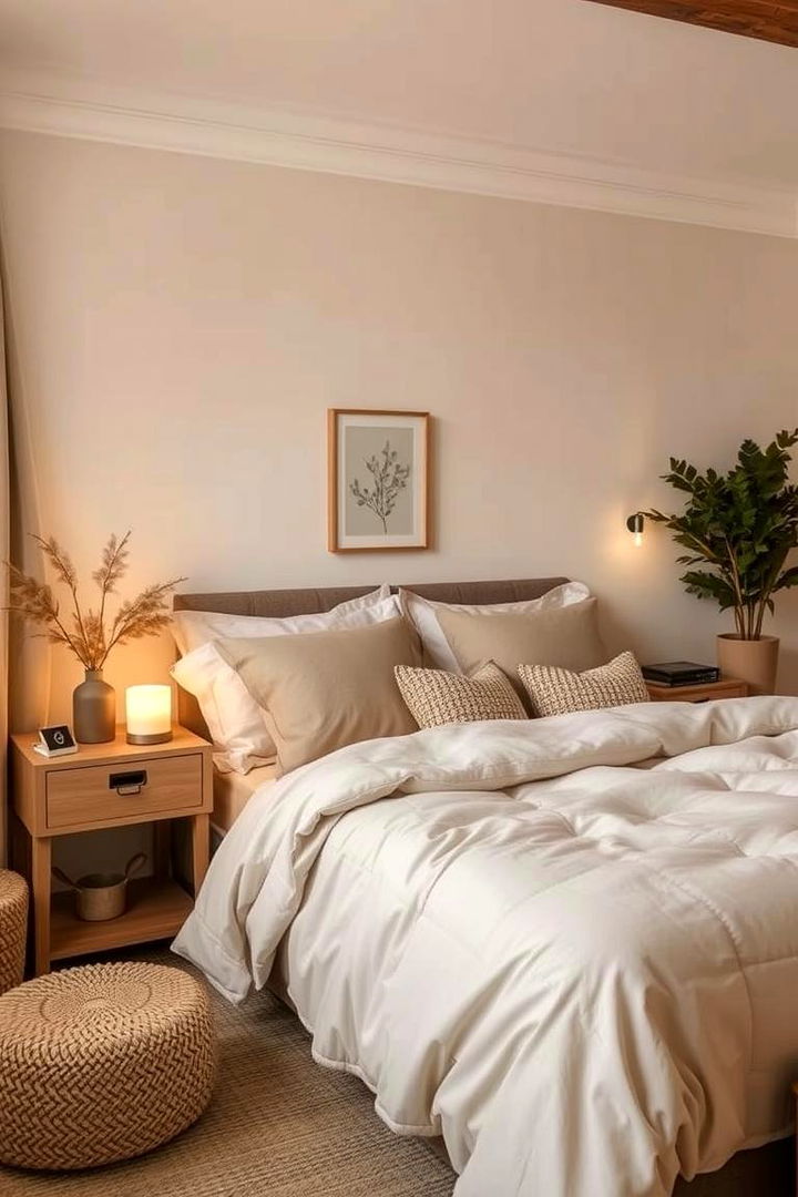Cozy Greige Bedrooms with Textural Depth - 22 Greige Interior Design Ideas