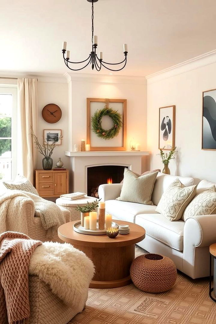 Cozy Hygge Ambiance - 22 Cream Living Room Ideas