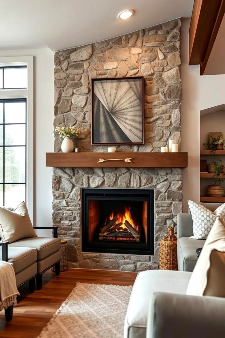 Cozy Interiors and Inviting Fireplaces - 22 Modern Ranch House