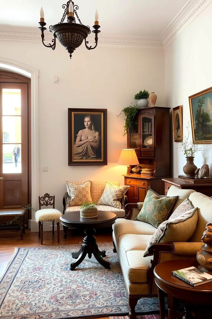 Cozy Intimate Nooks with Vintage Touch - 22 Spanish Style Living Room Ideas