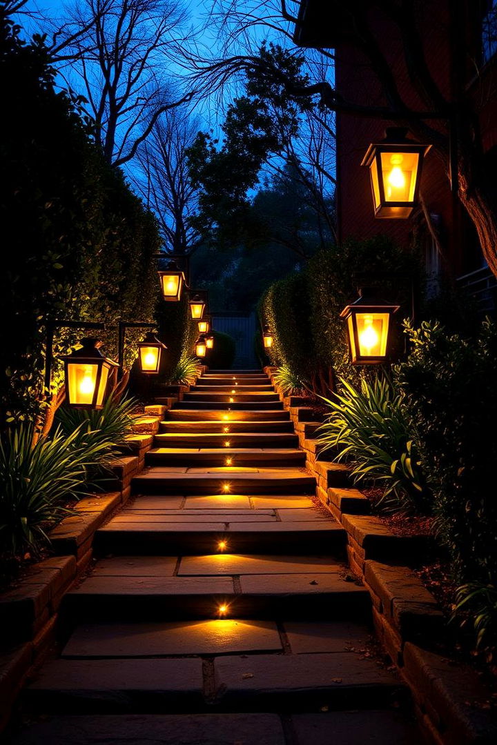 Cozy Lantern Walkways - 22 Front Porch Lighting Ideas