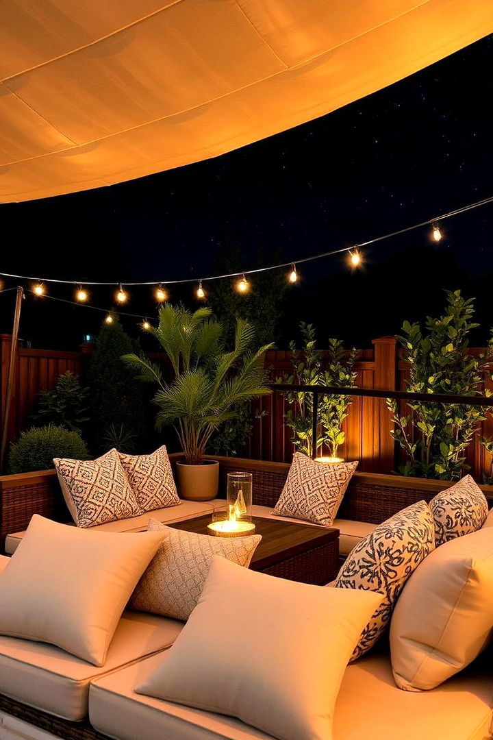Cozy Lounge Areas - 22 Backyard Wedding Ideas