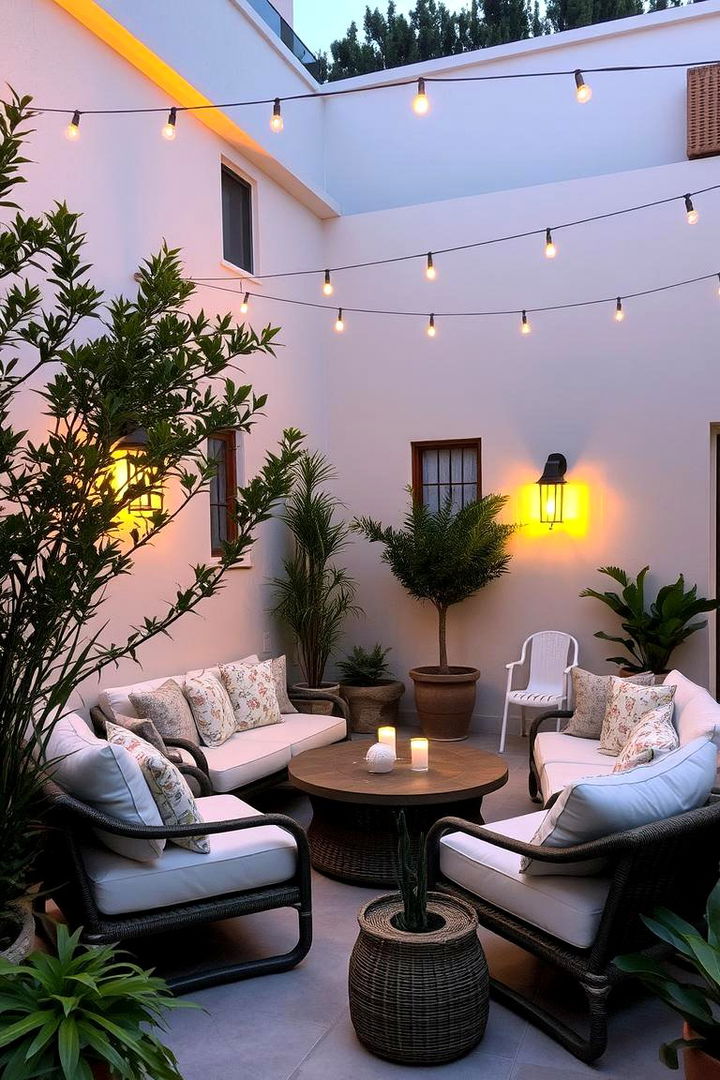 Cozy Outdoor Lounge Nooks - 22 Mediterranean Patio Ideas