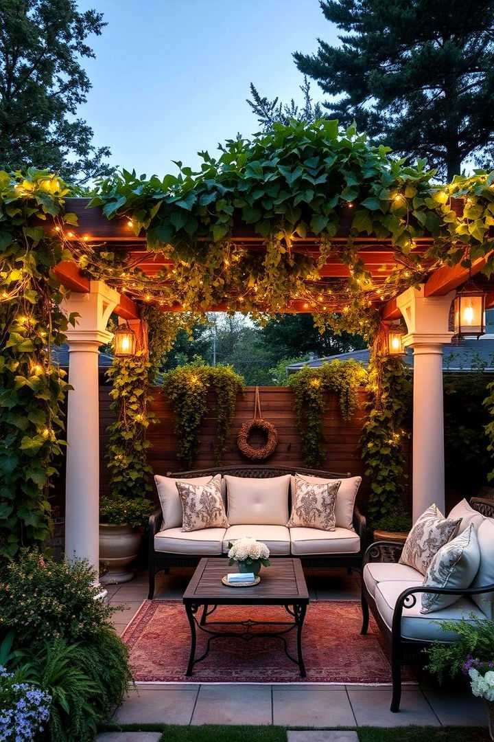 Cozy Pergola Retreat - 22 Outdoor Reading Nook Ideas