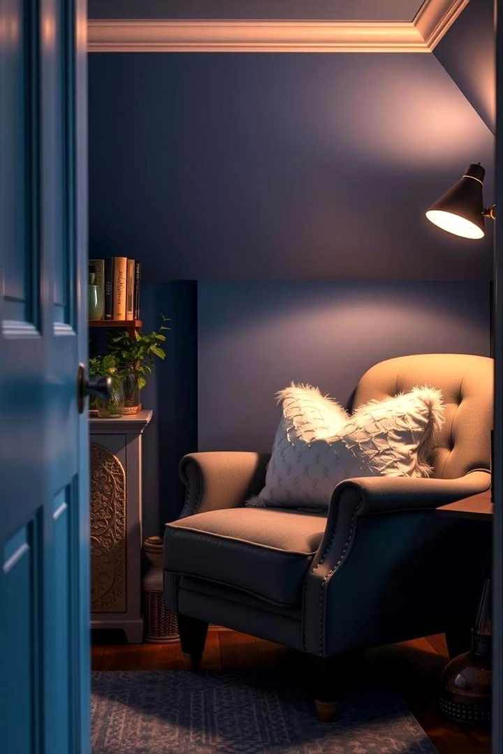 Cozy Reading Nook - 22 Girls Blue Bedroom Ideas