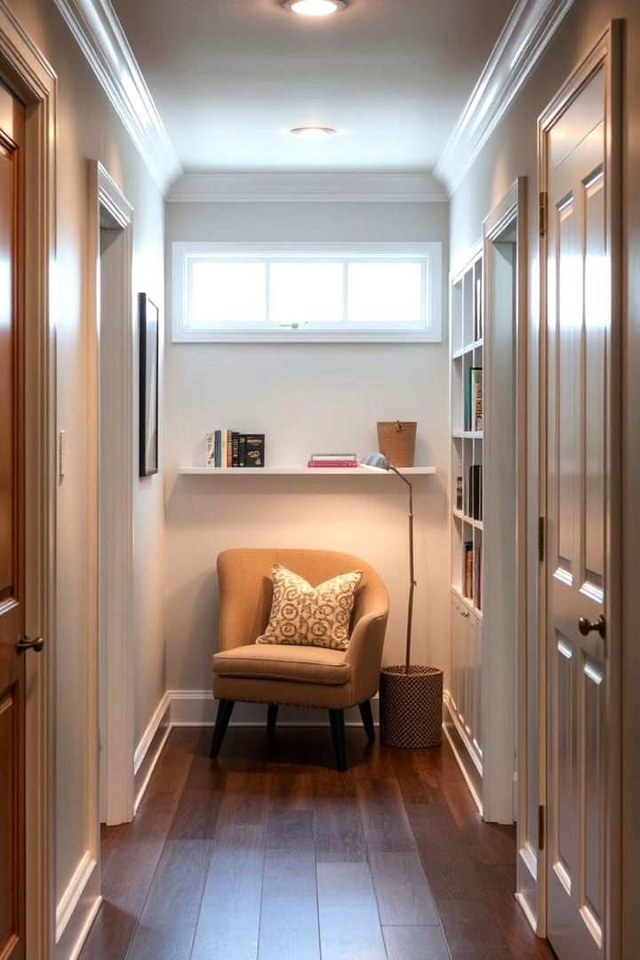 Cozy Reading Nook - 22 Hallway Decor Ideas