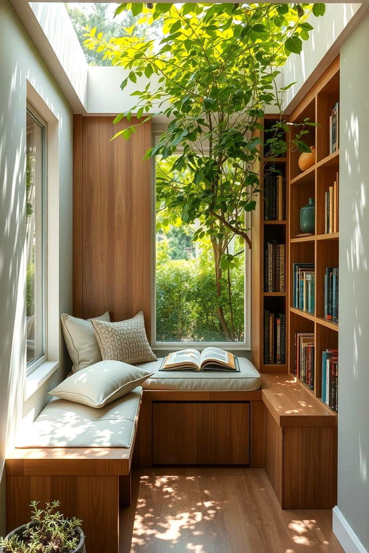 Cozy Reading Nook - 22 L Shaped Backyard Ideas