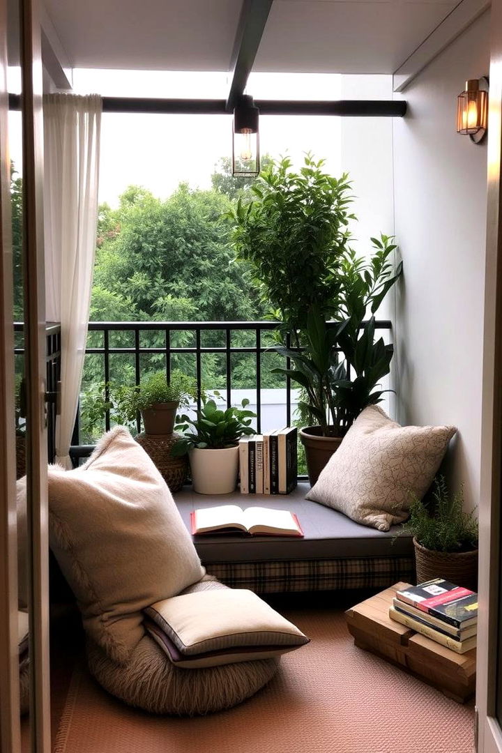 Cozy Reading Nook - 22 Large Balcony Ideas