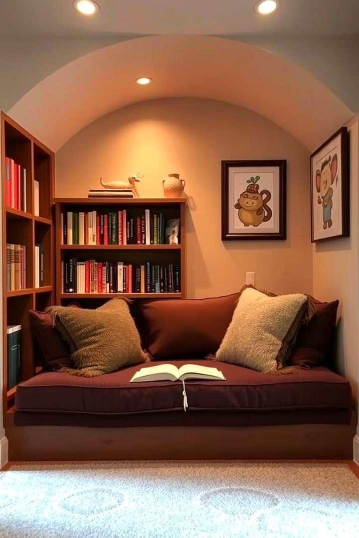 Cozy Reading Nook - 22 playroom ideas