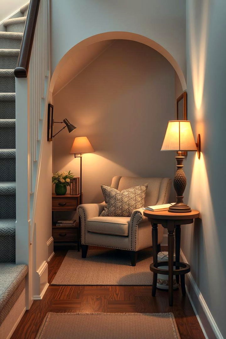 Cozy Reading Nook - 22 Stair Landing Ideas