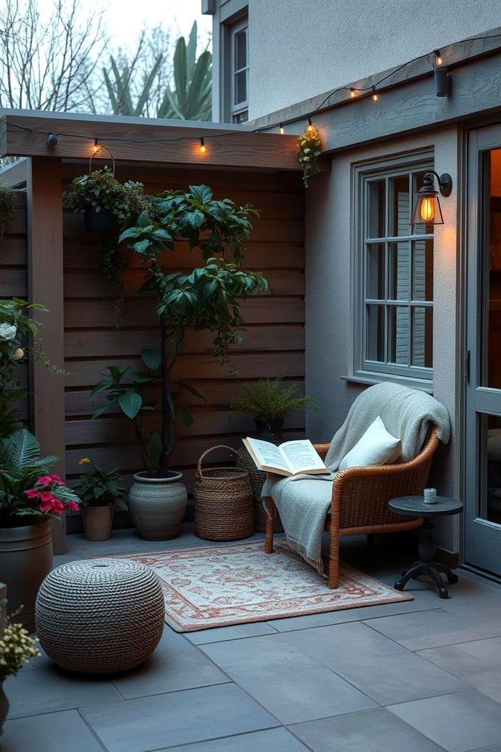 Cozy Reading Nook - 22 Corner Patio Ideas