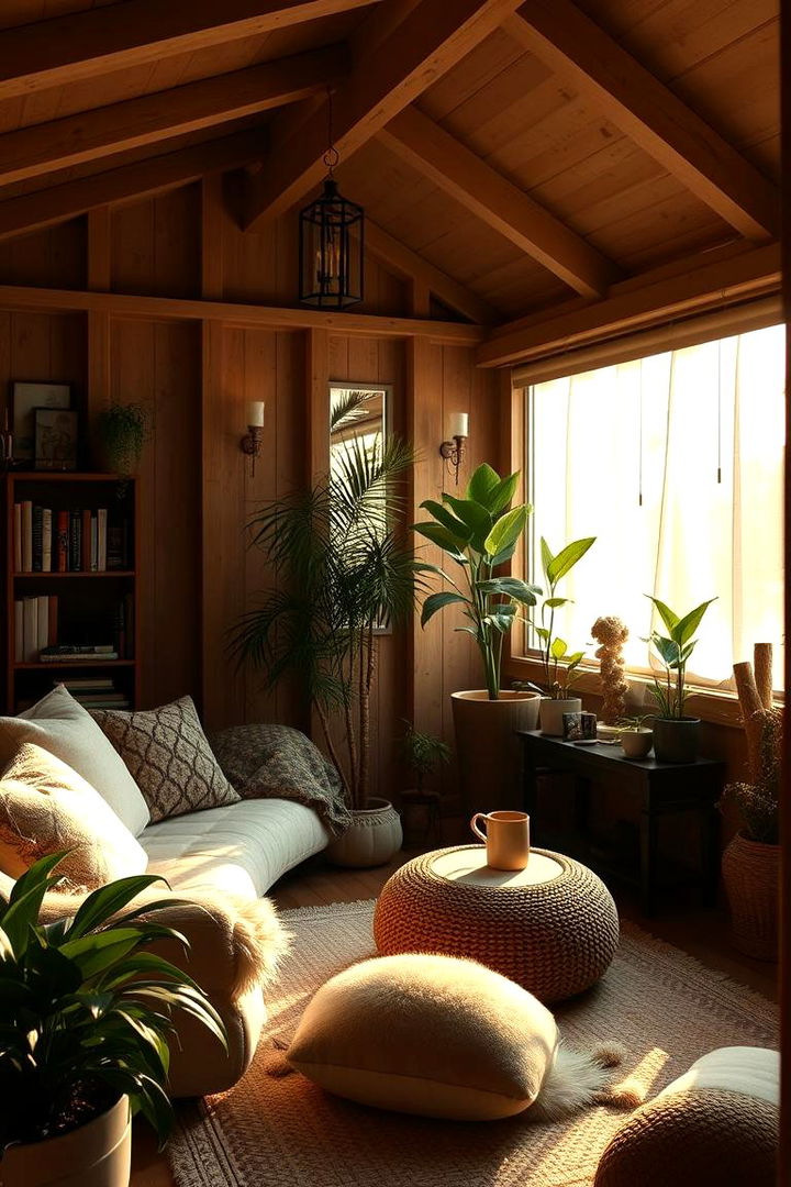 Cozy Reading and Meditation Space - 22 Garden Shed Ideas