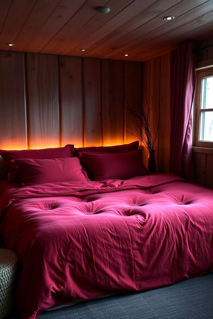 Cozy Red Retreat - 22 Red Bedroom Ideas