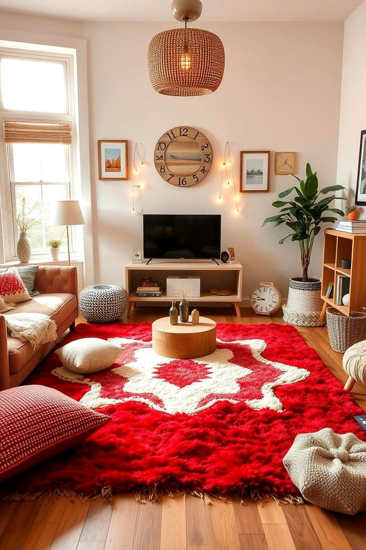 Cozy Red Rug Incorporation - 22 Red Boy Room Ideas