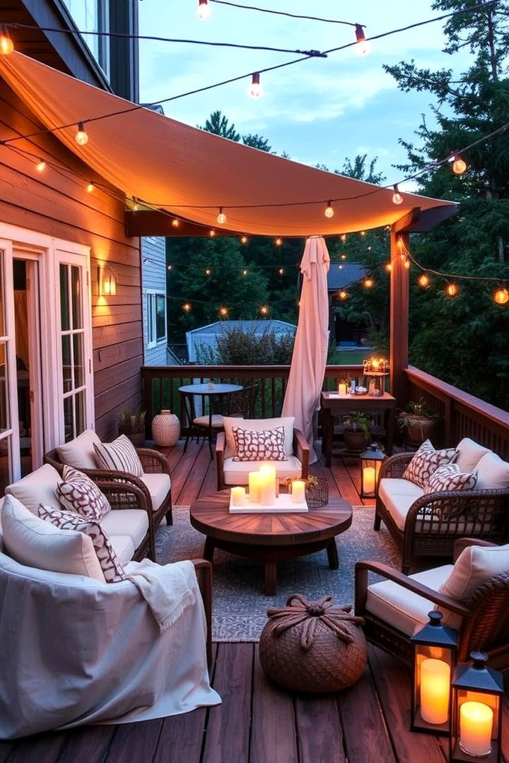 Cozy Retreat Enhancements - 22 Small Deck Ideas