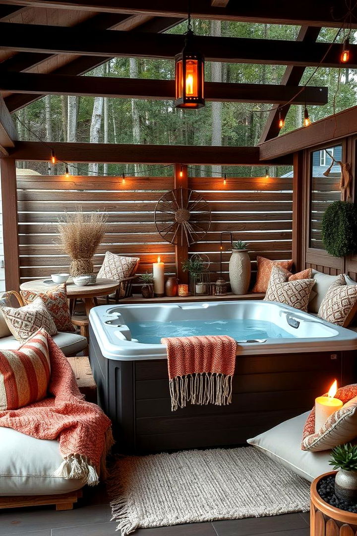 Cozy Retreat Vibes - 22 Hot Tub Decor Ideas