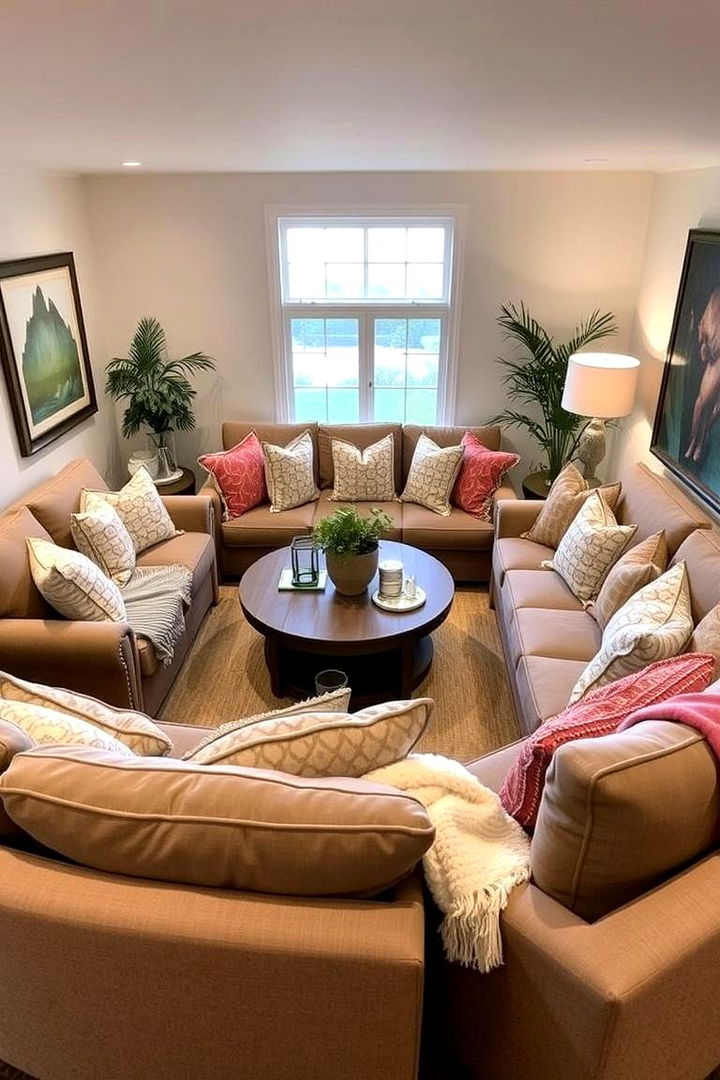 Cozy Seating Arrangements - 22 Country Living Room Ideas