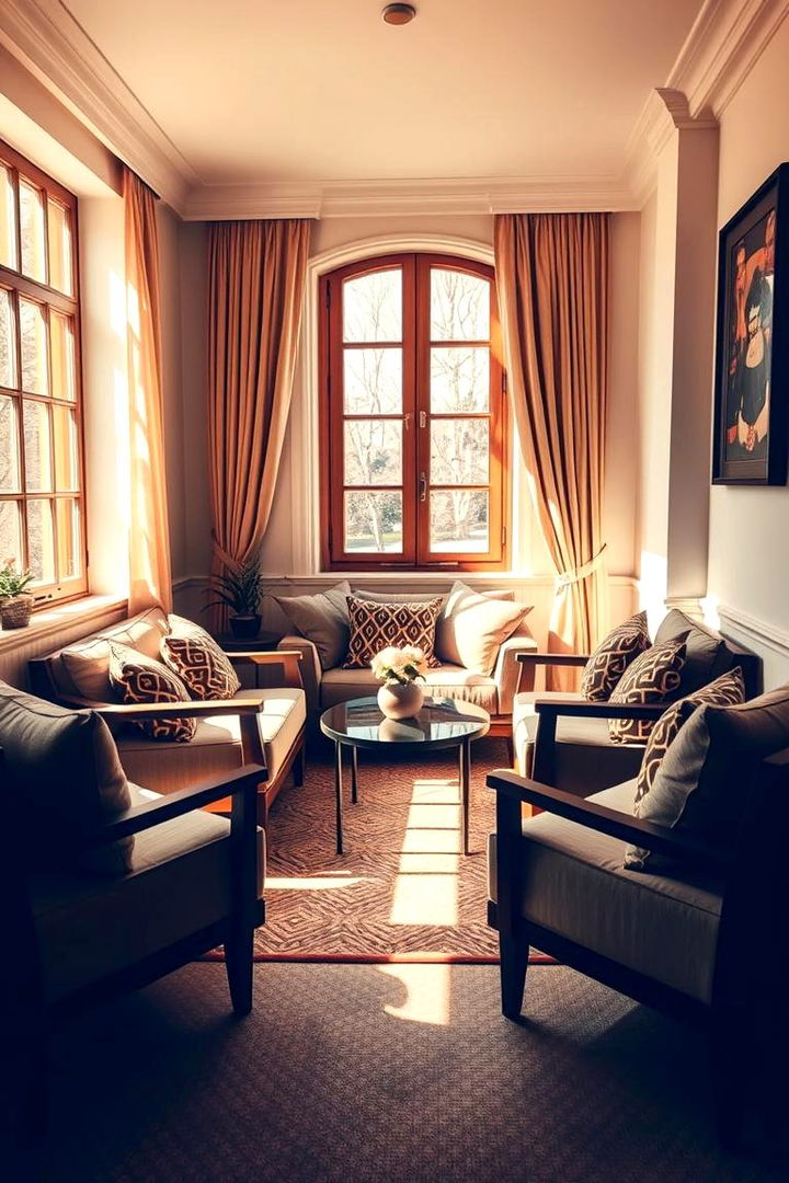 Cozy Seating Arrangements - 22 Small Sunroom Ideas