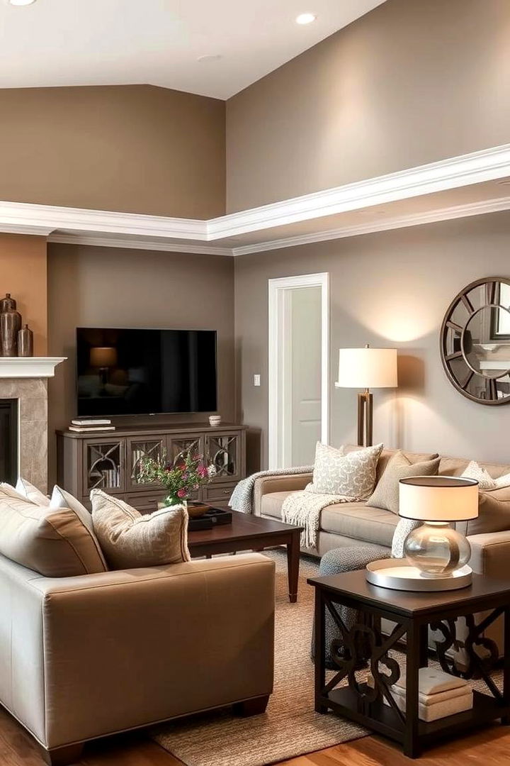 Cozy Taupe Elegance - 22 Taupe Living Room Ideas