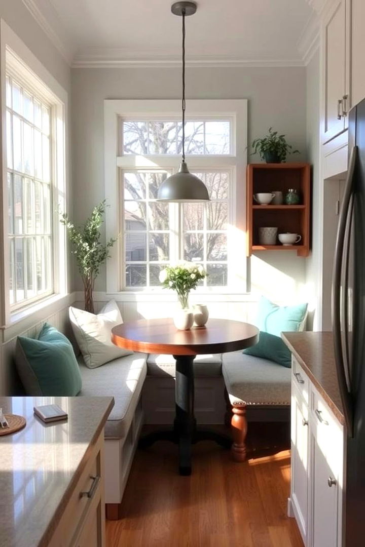 Cozy Teal Breakfast Nooks - 22 Teal Kitchen Ideas