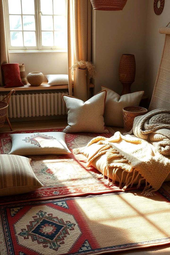 Cozy Textiles and Artisan Rugs - 22 Boho-scandinavian Design and Decor Ideas