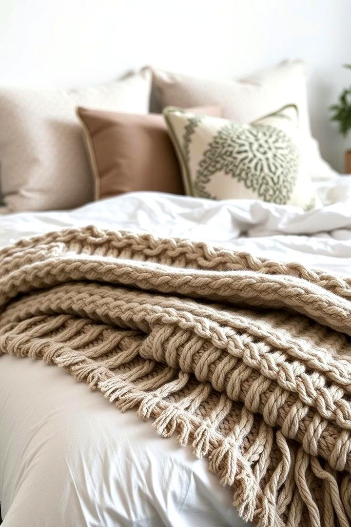 Cozy Textiles and Layered Bedding - 22 Rustic Bedroom Ideas