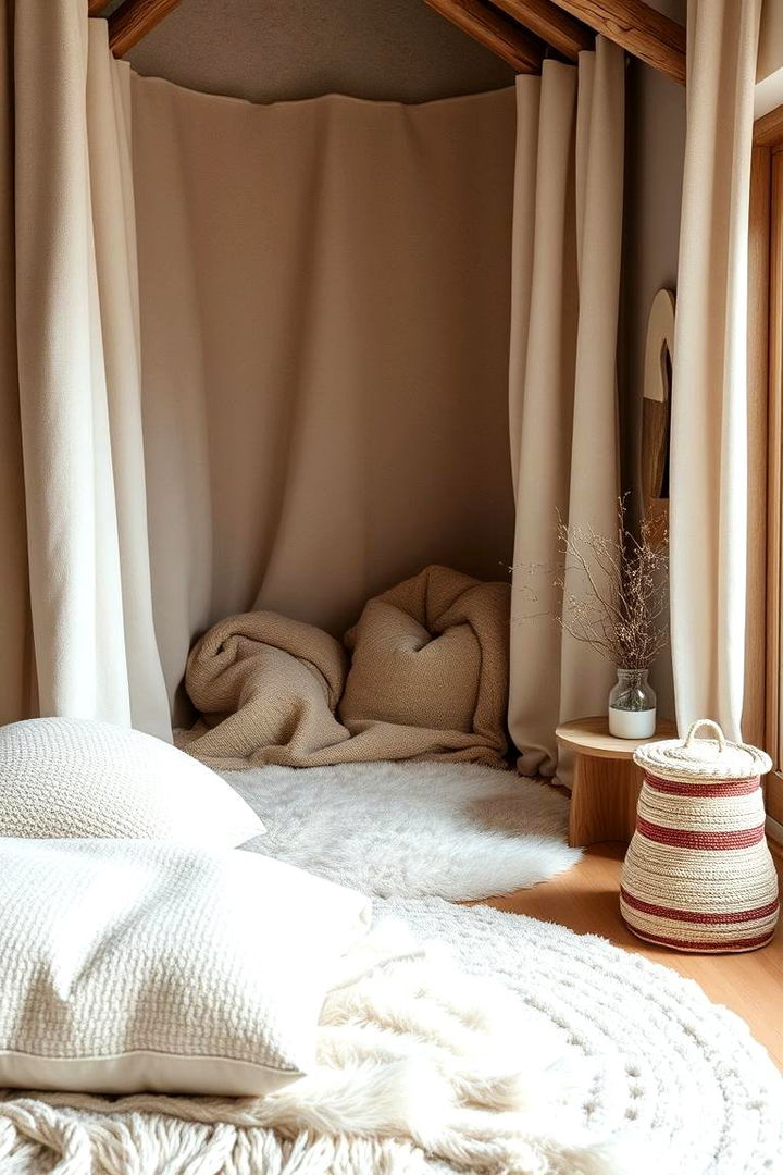 Cozy Textiles and Soft Rugs - 22 Scandinavian Bedroom Ideas