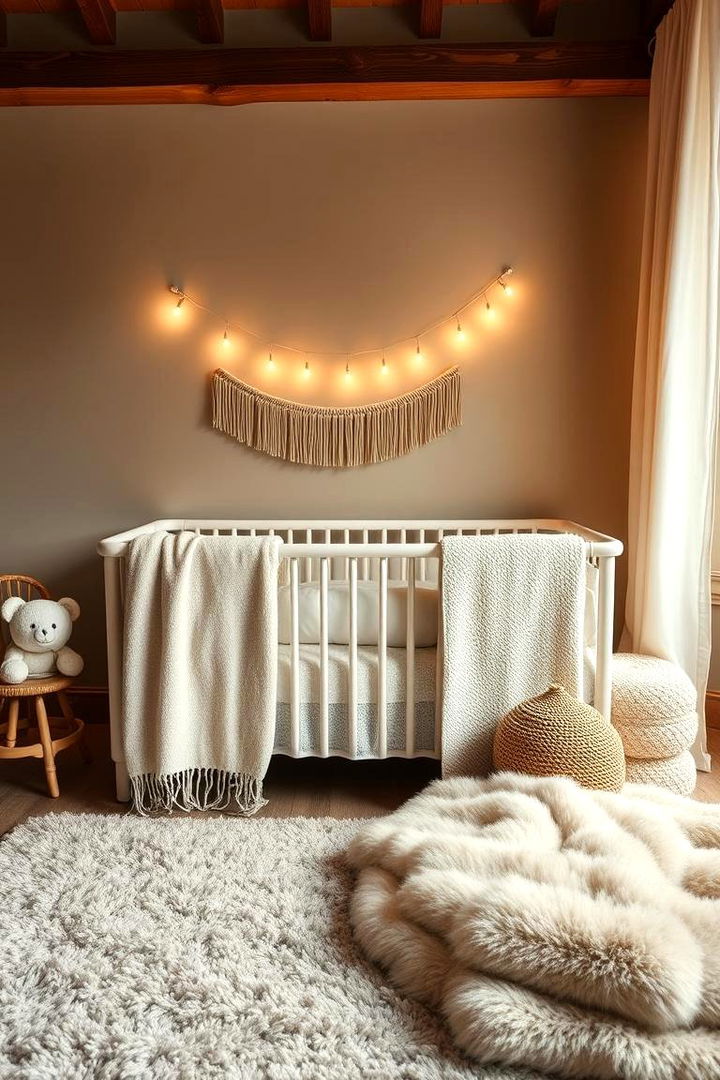 Cozy Textures and Neutrals - 22 Neutral Nursery Ideas