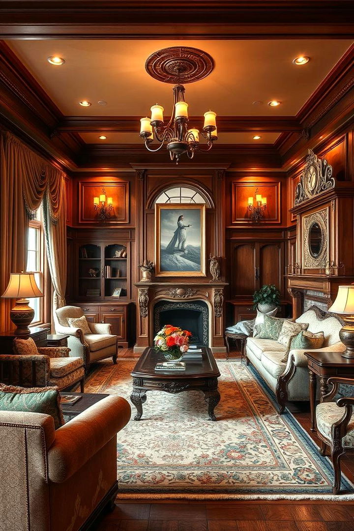 Cozy Traditional Elegance - 22 Living Room Design Ideas