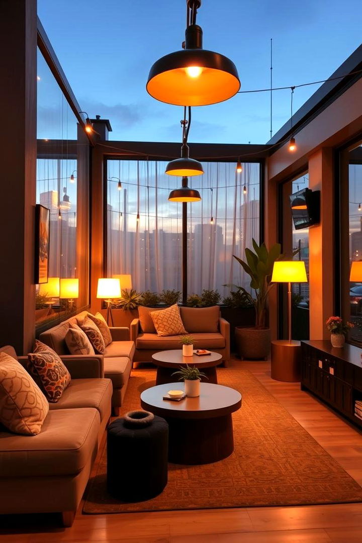 Cozy Urban Lounge Area - 22 Hypebeast Room Decor Ideas