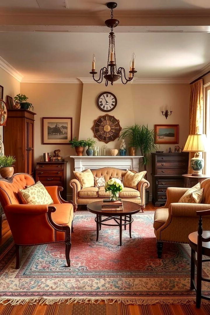 Cozy Vintage Revival Room - 22 Morning Room Ideas