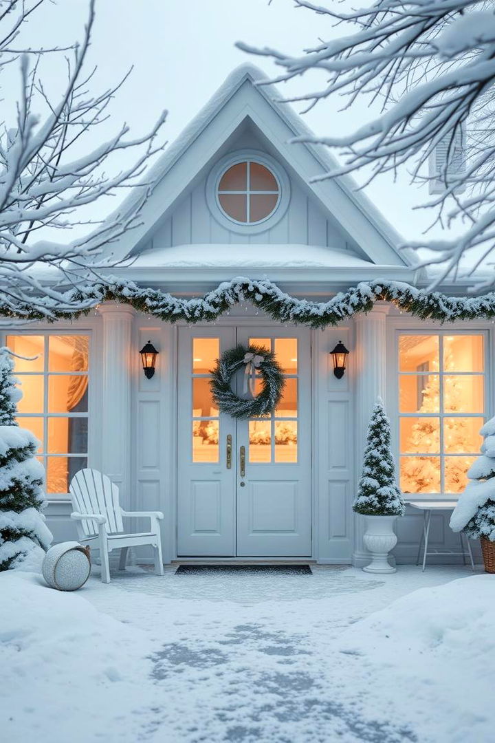 Cozy Winter Cloud - 22 Off-white Paint Colors for Home Exteriors
