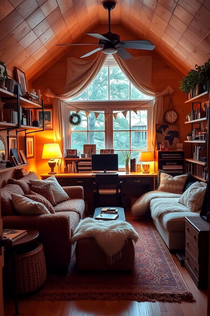 Cozy and Comfortable Craft Den - 22 Craft Room Ideas