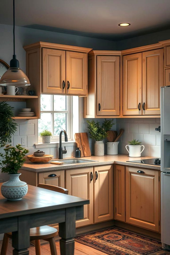 Cozy and Inviting Ambiance - 22 Kitchens With Beige Kitchen Cabinets