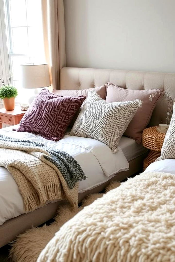 Cozy and Inviting Textiles - 22 Small Guest Bedroom Ideas