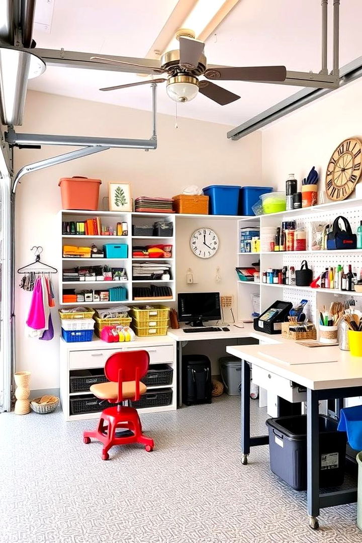 Craft and Hobby Space - 22 Garage Conversion Ideas