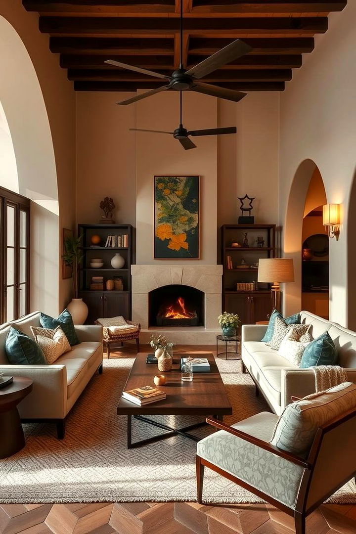 Crafting a Cozy Yet Sophisticated Ambience - 22 Spanish Modern Interior Design Ideas