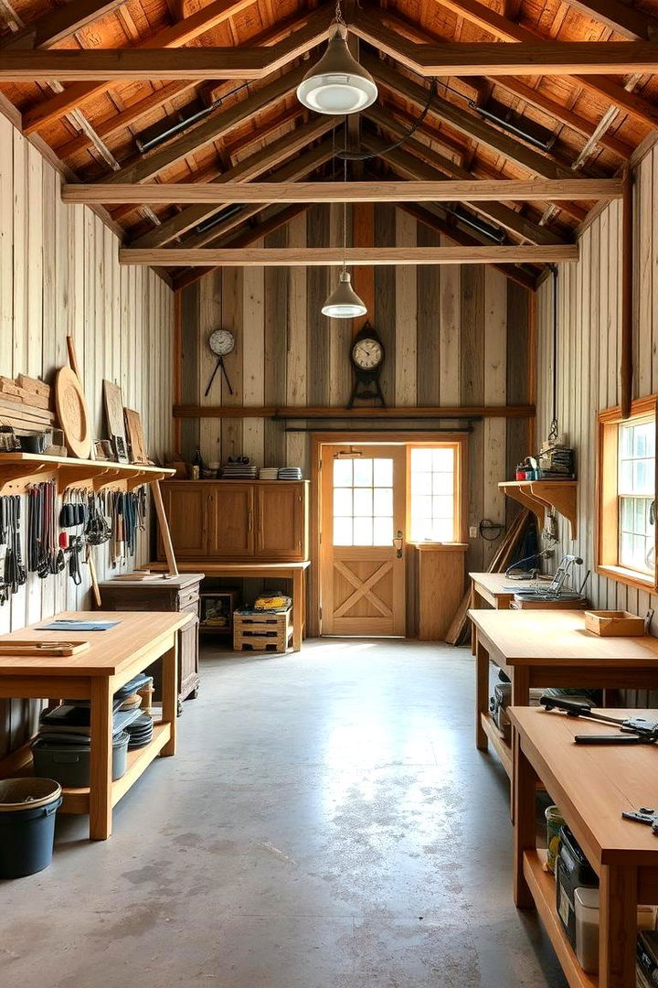 Crafting a Creative Workshop - 22 Pole Barn Interior Ideas