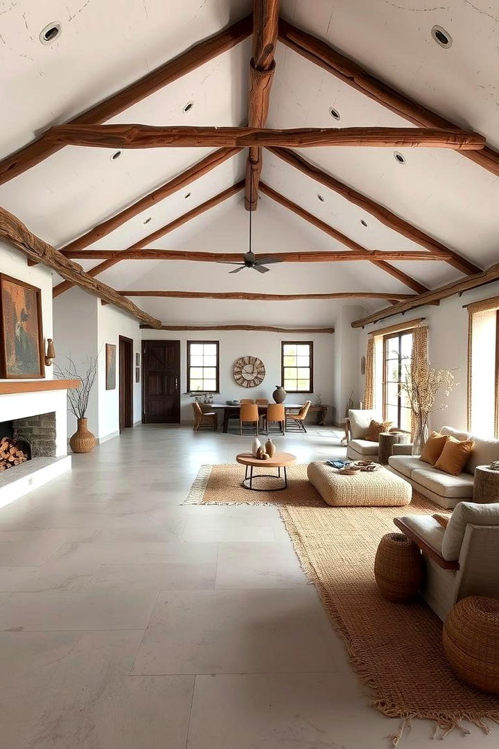 Crafting an Open Floor Plan - 22 Primitive Living Room Ideas