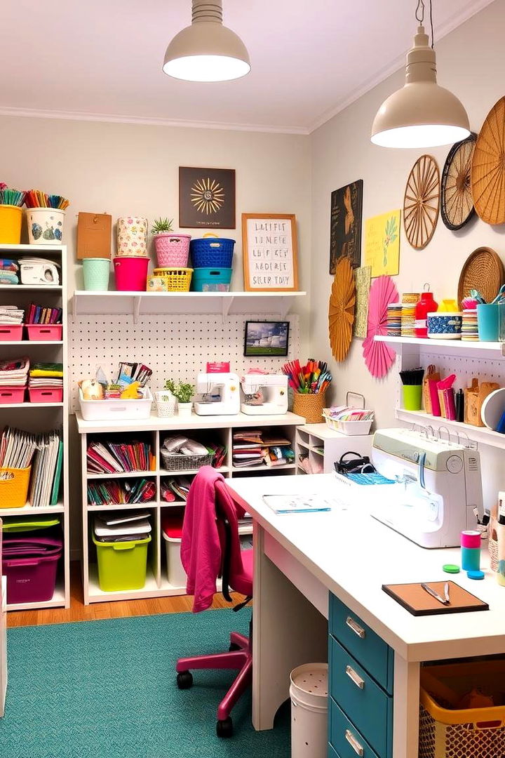 Crafting and Sewing Hub - 22 bonus room ideas