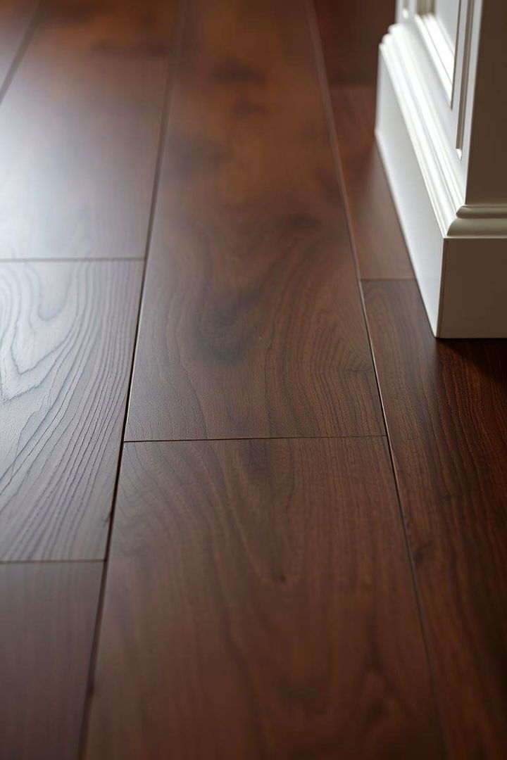Craftsmanship Artisanal Detailing - 22 Dark Walnut Floors for Rooms