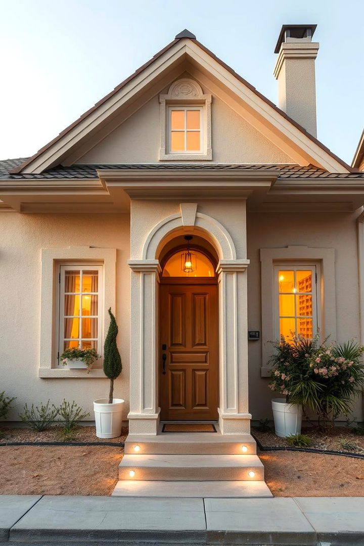 Creamy Beige Elegance - 22 Stucco Colors for Home Exteriors