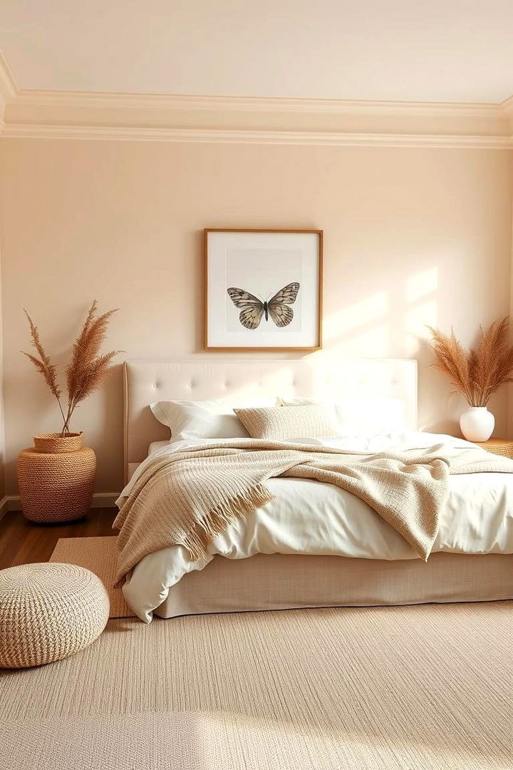 Creamy Beige Warmth - 22 Pastel Bedroom Ideas